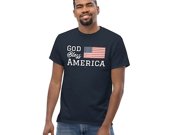 God Bless America Shirt, American Flag Shirt, Patriotic TShirt, America T Shirt, USA Flag Shirt, 4th of July, Patriotic Shirt