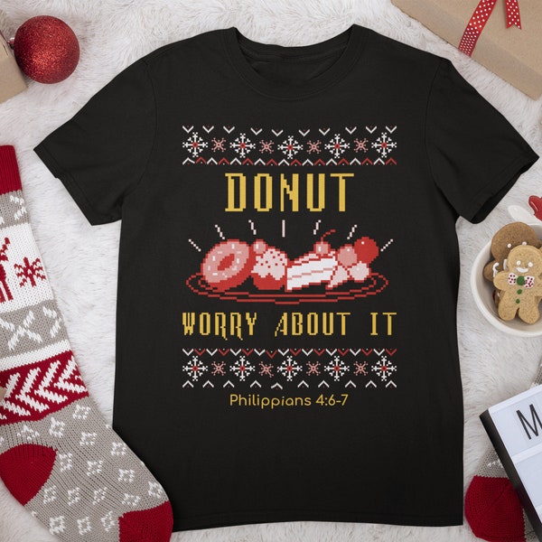 Ugly Christmas, Bibel Vers Shirt, Funny Christmas, Funny Christian, Funny Holiday Tshirt, Ugly Sweater Party, Weihnachtspullover, Ugly Sweater