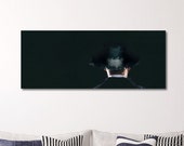 Er | Schwarzwald Bollenhut Leinwand Kunstdruck. Moderne Schwarzwald Bilder. Schwarzwaldmädel Poster. Deko, Geschenk, Schild