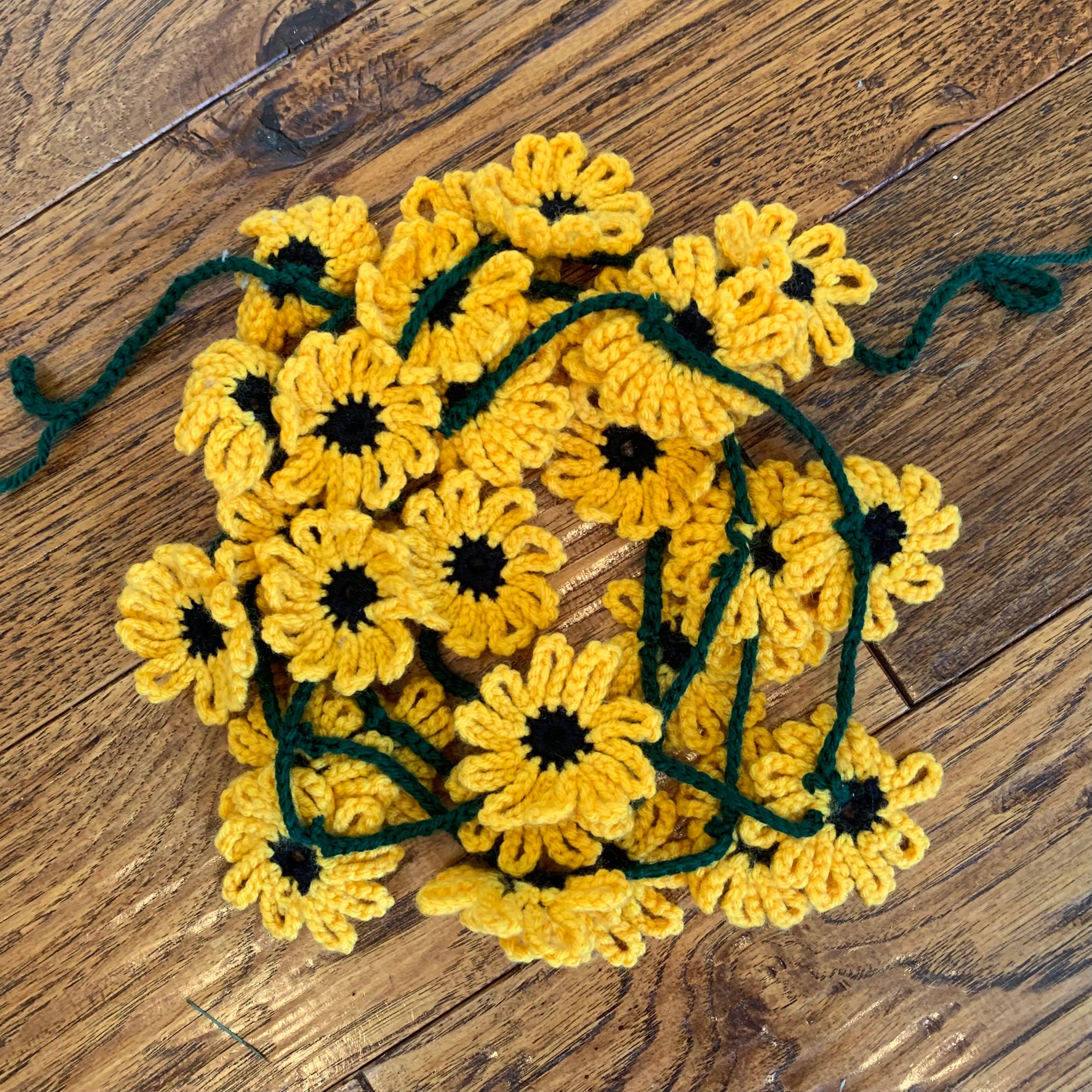 Crochet Flower Garland PATTERN ONLY Etsy