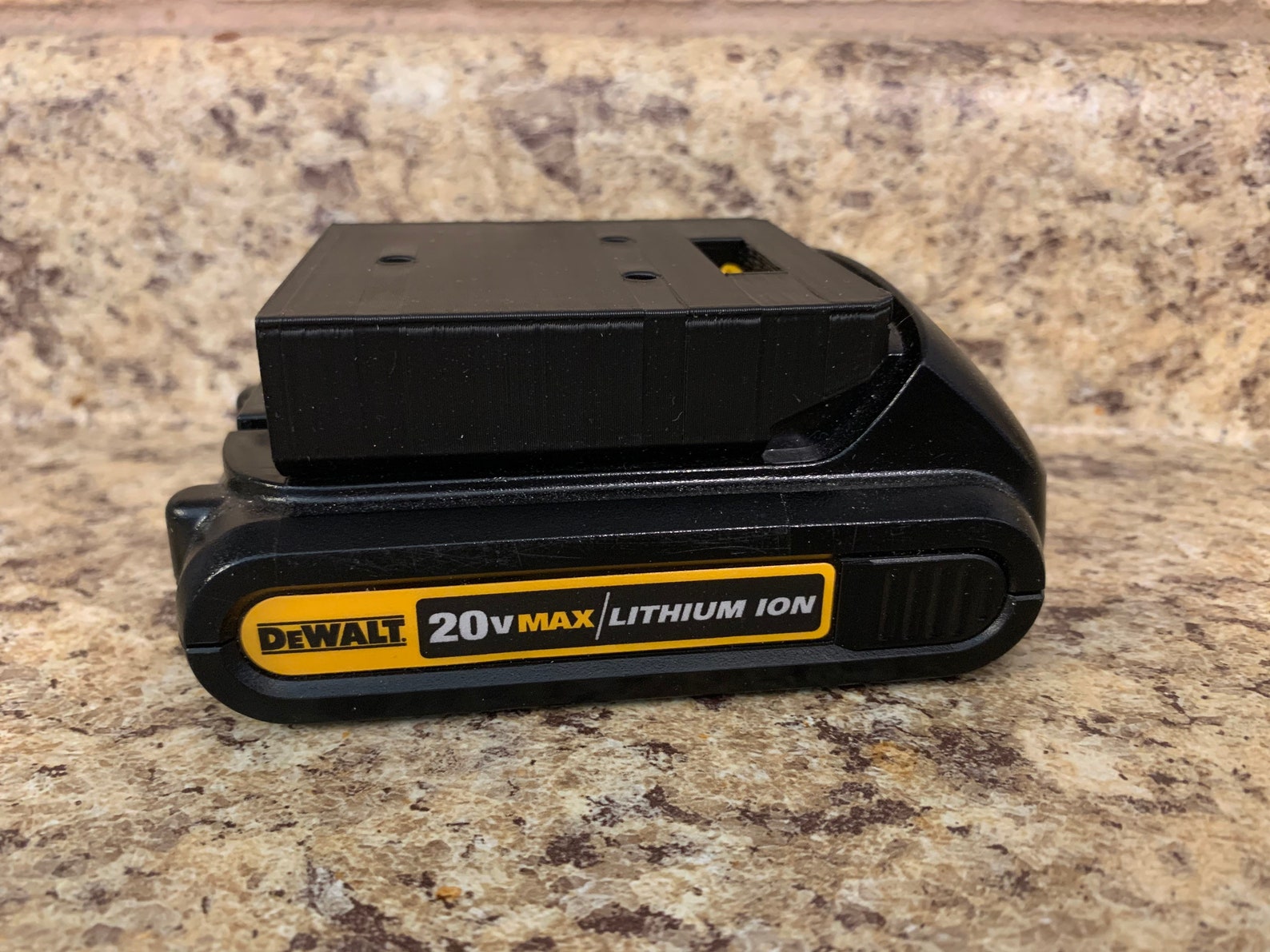 Locking Dewalt 20V Battery Holder Etsy