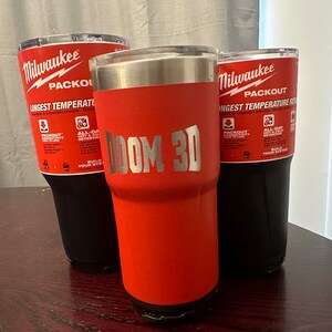 Milwaukee custom Tumbler laser engraving        30oz/20oz