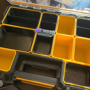Dewalt Cup insert - fits in deep Dewalt yellow bins