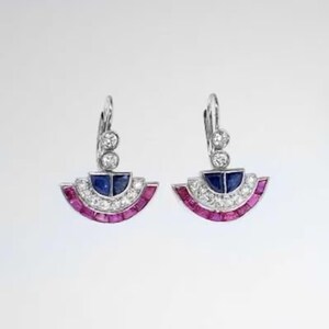 Antique Milgrain Bezel Set Wedding Earring - Baguette Or Round Drop Dangle Earring - Engagement Anniversary Gift Earring - 14K Gold Earring