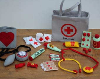 Kids Doctor & Vet Play Set – Personalized Medical Kit Toy for Boys and Girls | Pretend Role Play First Aid Set for Children