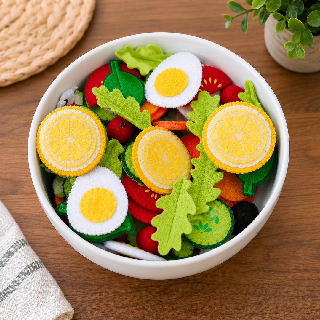 Pretend Play Food for Kids Montessori Inspired Play Kitchen Toy ...