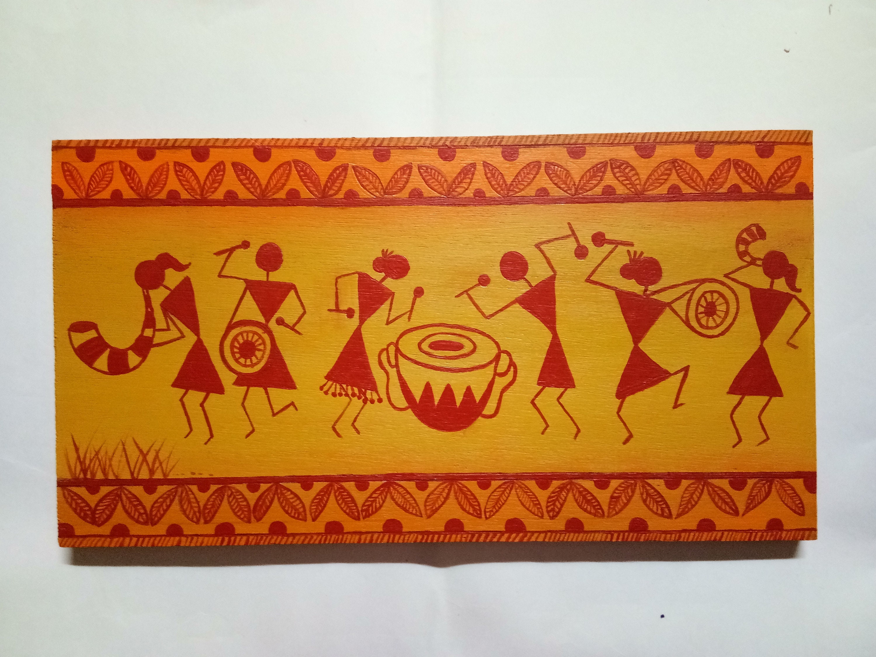 Warli Art madhubani art Indian folk art wall hanging | Etsy