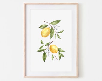Lemon Print | DIGITAL ART Lemon Print