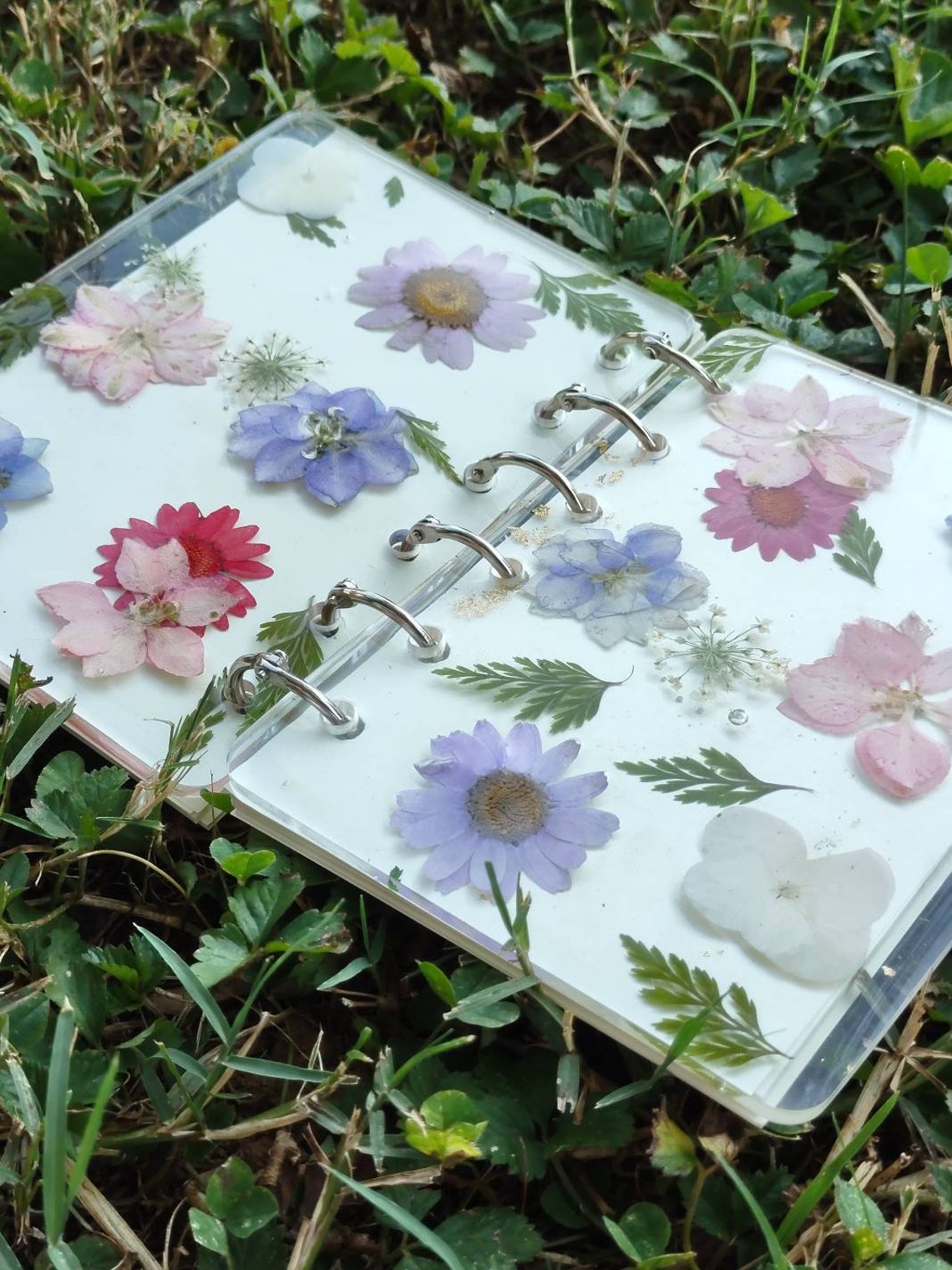 Floral Cottagecore Resin Notebook Etsy