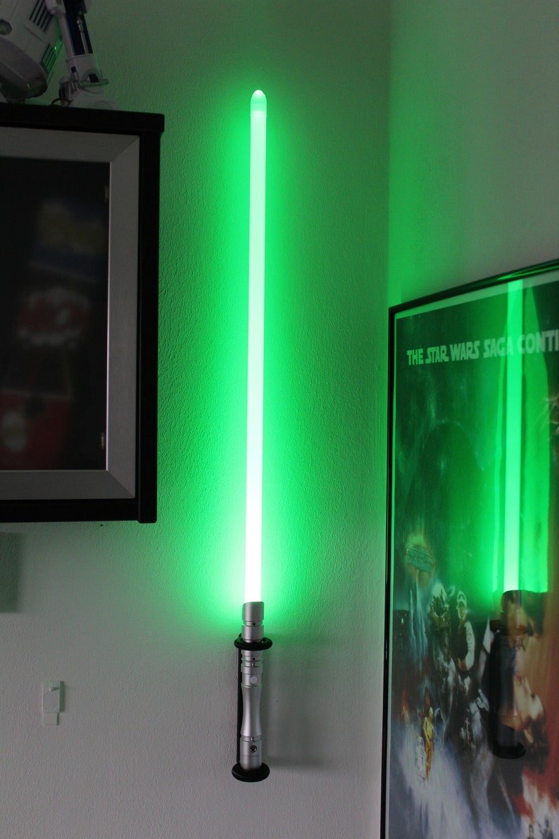 Lightsaber Wall Mount Vertical Etsy
