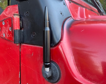 Antena typu Bullet do modeli Jeep Wrangler YJ, TJ i LJ 1987-2006 kaliber 50 4 kolory do wyboru. Czarny, srebrny, czerwony, niebieski