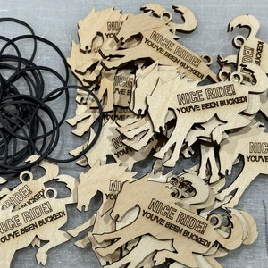 Bucked Bronco duck tags available with horse ducks. Perfect for buckin bronco owners buck buck bronco. Get bucked