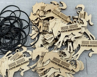 Bucked Bronco duck tags available with horse ducks. Perfect for buckin bronco owners buck buck bronco. Get bucked