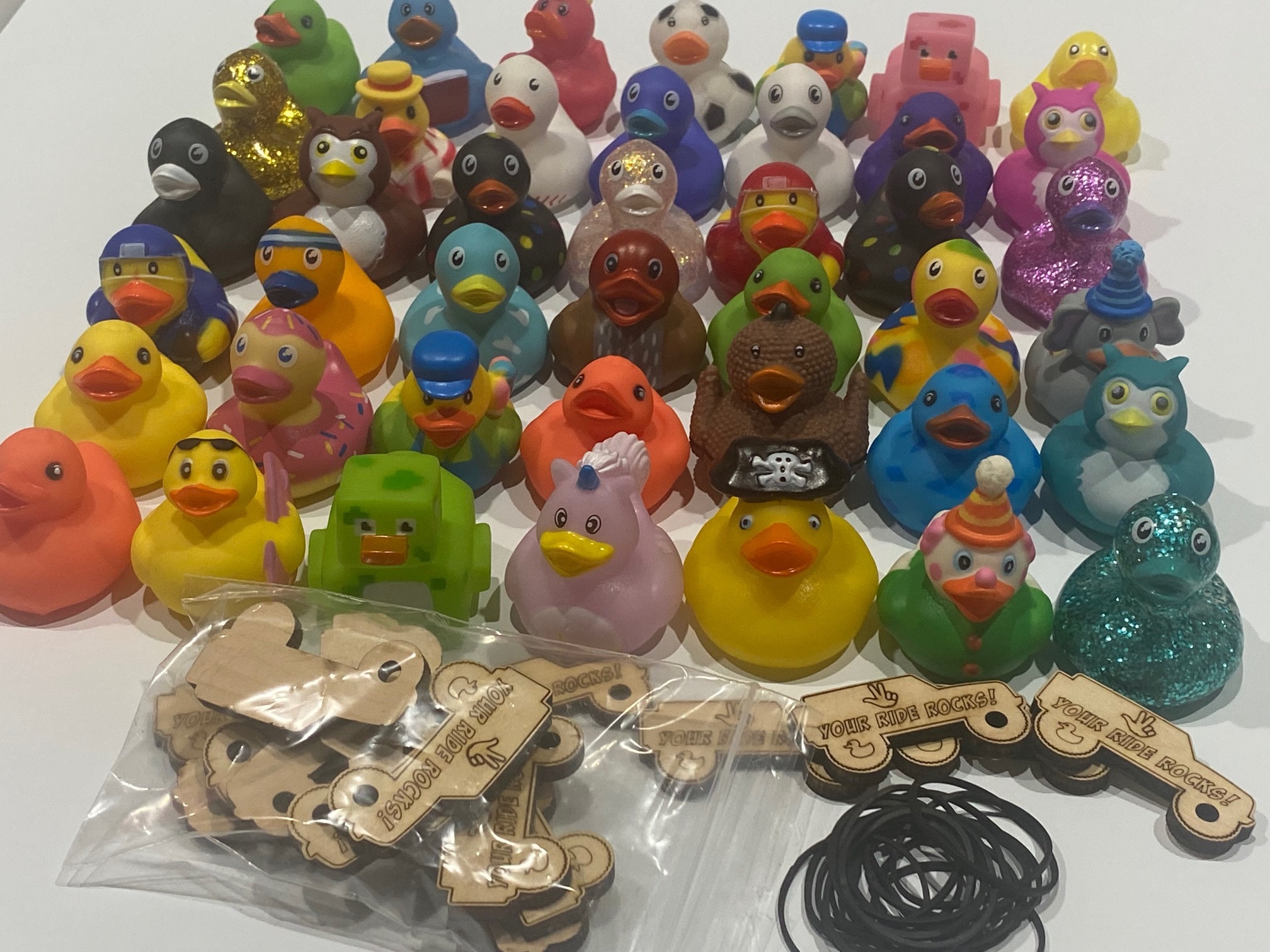 rubber ducks