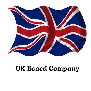 UK based company union jack flag emblem