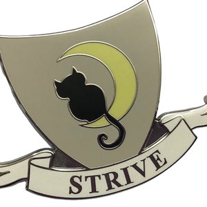 The Worst Witch grey Strive Pin Badge
