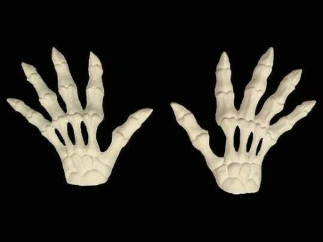 Skeleton Hands , Skeleton Foam Latex Prosthetic , Skeleton Foam