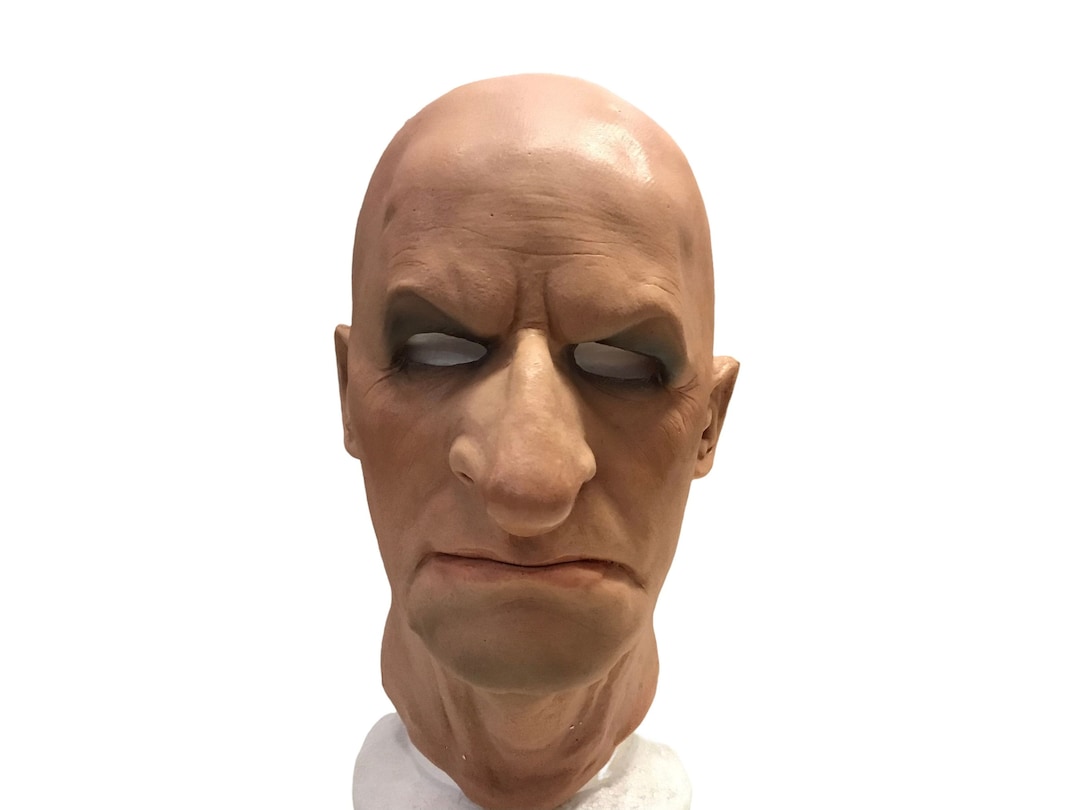 Old Man Mask , Realistic Old Man Mask , Foam Latex Halloween Mask