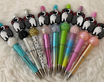 Cat Valentine Beaded Pen