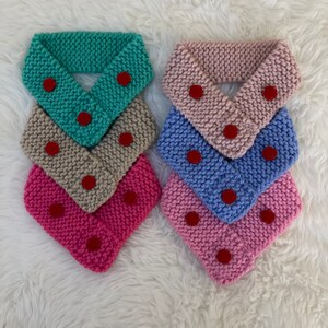 Rose Knit Pet Scarf