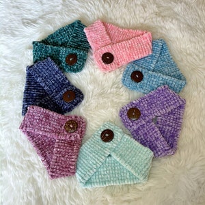 Velvet Knit Pet Scarf