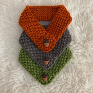 Acorn Fall Knit Pet Scarf