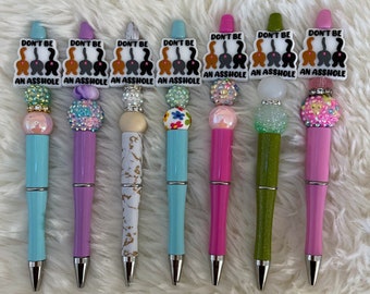Funny Cat Beaded Pen