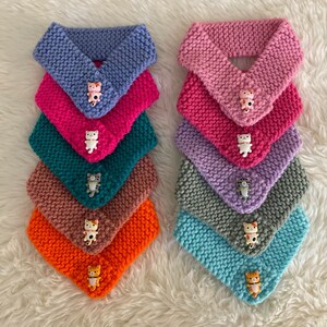 Kawaii Kitties Knit Pet Scarf