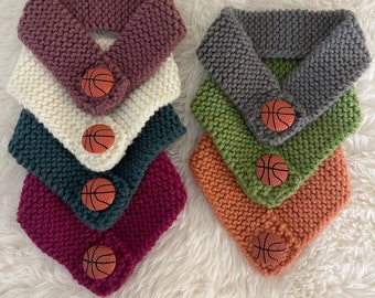 Basketball Knit Pet Scarf