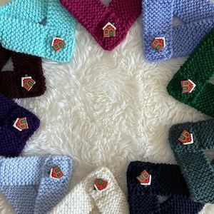 Gingerbread House Knit Pet Scarf