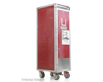 Trolley Qatar Driessen demi-taille avec plinthe ; CHARIOT de la compagnie aérienne ; Chariot de cuisine pour avion ; Chariot de restauration ; Carrello Aereo, chariot Flugzeug