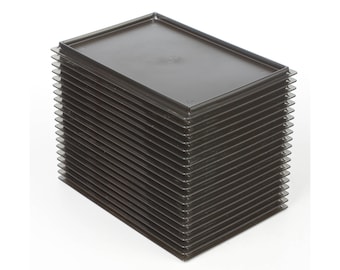 20 NEW Small black atlas SERVING TRAYS originally made for Air Berlin. Small food trays, catering trays, serving tray, presentation dish.