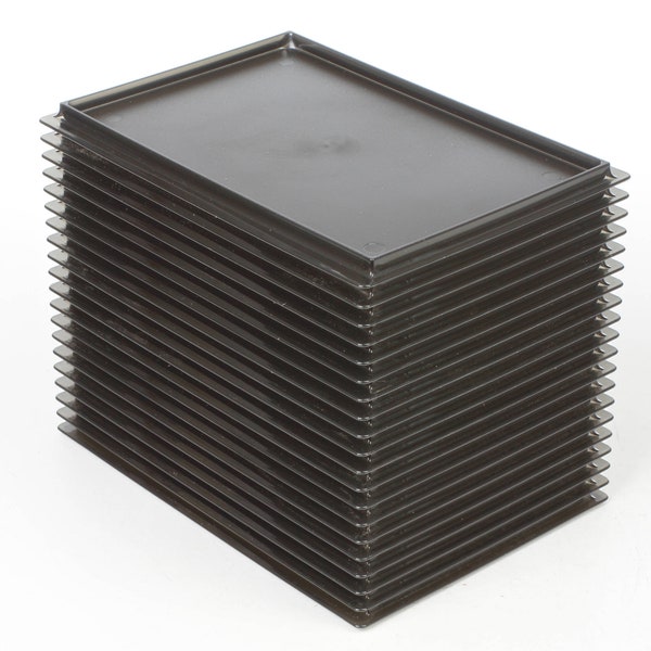 20 NEW Small black atlas SERVING TRAYS originally made for Air Berlin. Small food trays, catering trays, serving tray, presentation dish.