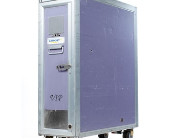 Original Europe Airpost full size Airline Trolley. Airplane Galley Cart  - Rolling Cocktail Bar