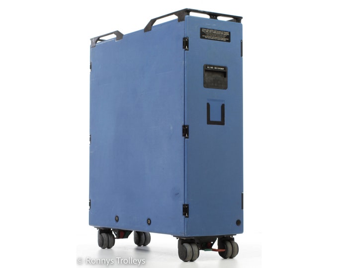 Large Size FEATHERLITE KLM TROLLEY Airline Kssu Galley Cart, Blue Tool