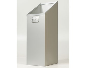 New Aluminum Airline Waste Bin - Replacement bin for airplane rubbage cart.