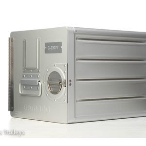 Brand NEW atlas airplane or airline storage CONTAINER made by Egret for the Thai  Airline BAMBOO Airways. Industrial aluminium aviation box