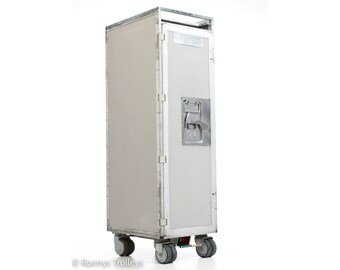 Driessen TAP Air Portugal TROLLEY per compagnia aerea 1/2 misura; Carrello per aereo, carrello per catering per l'aviazione, barra mobile, carrello per cocktail, realizzato intorno al 2000