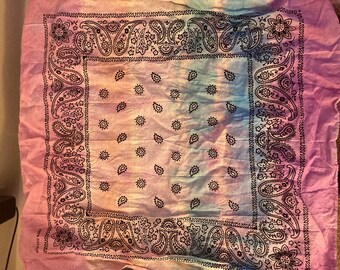 Rainbow slushy bandana