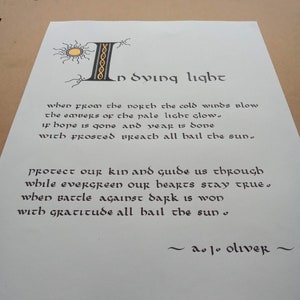 Poema de caligrafia personalizada A3, carta personalizada, cotação personalizada, letras decorativas, presente personalizado, lembrança, decoração de parede