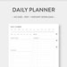 A5, Daily Planner Printable - Etsy