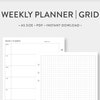 A5, Daily Planner Bundle Printable Pdf Inserts Daily Agenda, Daily Task ...
