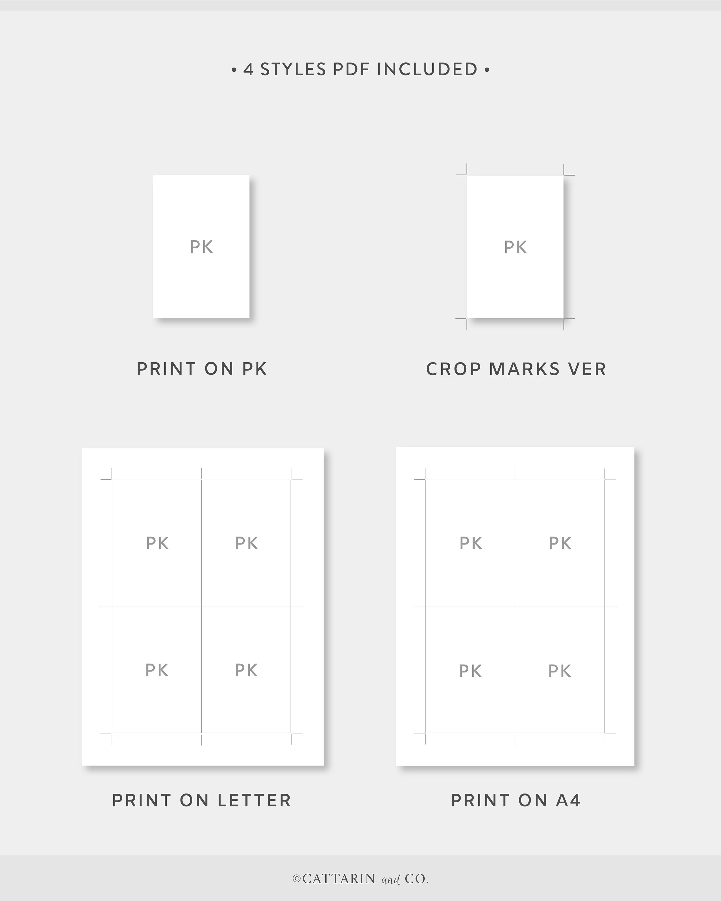 Pocket Daily Planner Printable Day On One Page DO1P Etsy