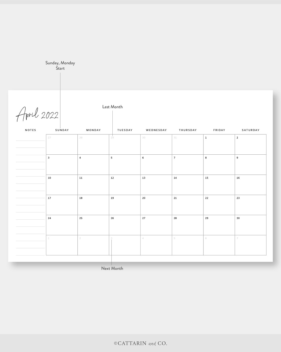 half letter 2022 monthly planner printable calendar etsy