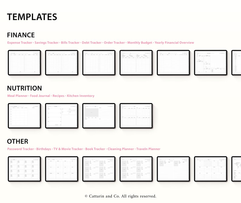 2022 2023 Digital Planner iPad Planner Goodnotes Planner Etsy