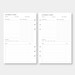 Half Letter, Assignment Planner &amp; Tracker Printable Homework, Study ...