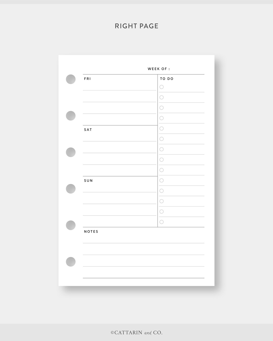 Pocket, Weekly Planner Printable Week on Two Pages Effective to Do List ...