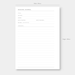 A6, Reading Journal, Log Printable Set | Book Review, List | Simple ...