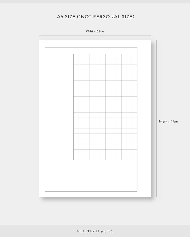 A6, Cornell Notes Template | Grid, Lined Paper | College University ...