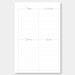 Half, Weekly Planner Printable Week on Two Pages Wo2p Undated Template ...